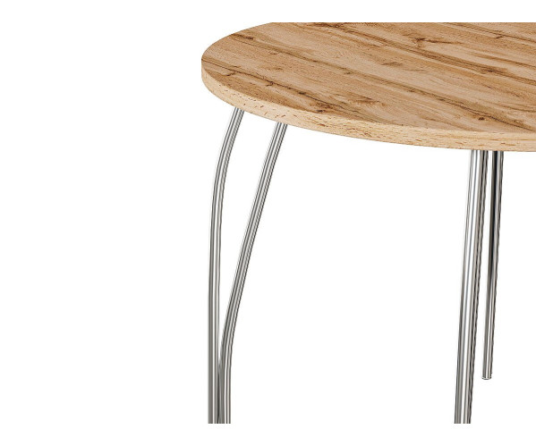 Стол обеденный круглый TLC-2.2 (ОС-11) | Wotan Oak 2S, 900 мм