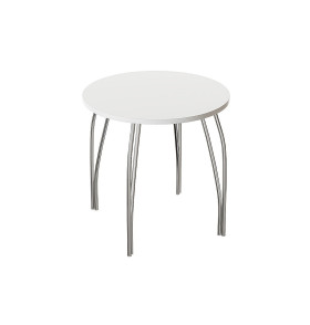 Стол обеденный круглый TLC-2.2 (ОС-11), цвет: White In 2S
