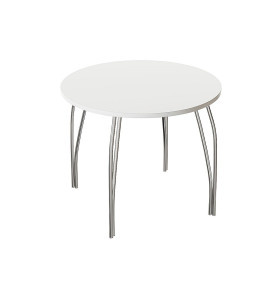 Стол обеденный круглый TLC-2.2 (ОС-11), цвет: White In 2S