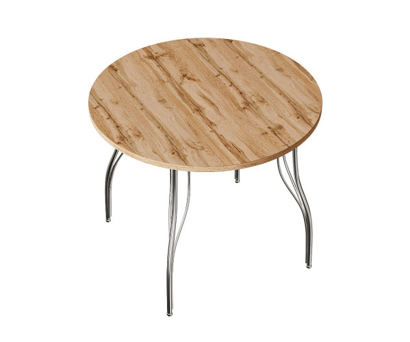 Стол обеденный круглый TLC-2.2 (ОС-12) | Wotan Oak 2S, 900 мм