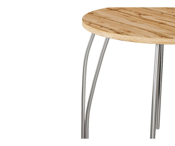 Стол обеденный круглый TLC-2.2 (ОС-11) | Wotan Oak 2S, 750 мм