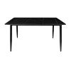 Стол Uni-Form-S2.2B | Черный, Каменная плита