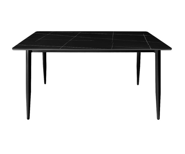 Стол Uni-Form-S2.2B | Черный, Каменная плита