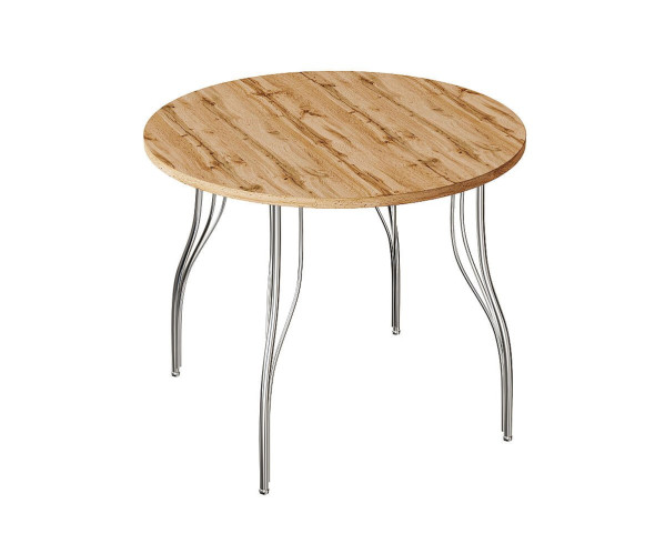 Стол обеденный круглый TLC-2.2 (ОС-12) | Wotan Oak 2S, 900 мм