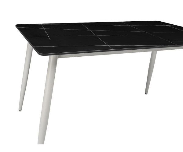 Стол Uni-Form-S2.2B | Каменная плита, SGrey/Black Matt Laurent