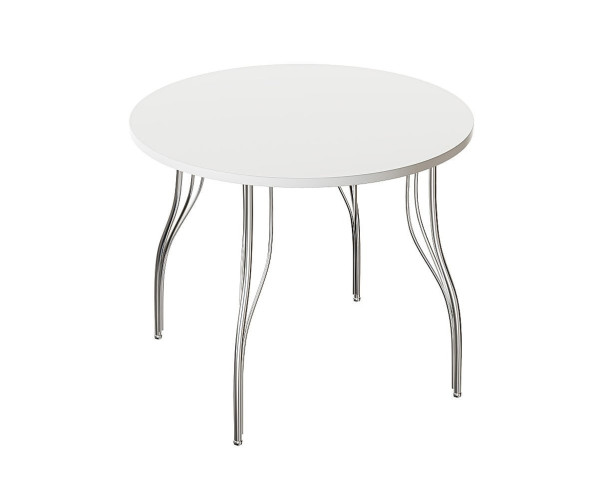 Стол обеденный круглый TLC-2.2 (ОС-12) | White In 2S, 900 мм