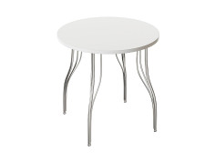 Стол обеденный круглый TLC-2.2 (ОС-12), цвет: White In 2S