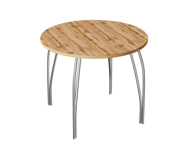 Стол обеденный круглый TLC-2.2 (ОС-11) | Wotan Oak 2S, 900 мм