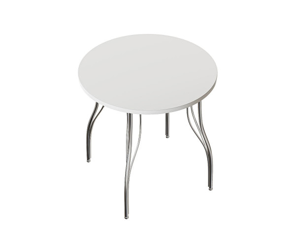 Стол обеденный круглый TLC-2.2 (ОС-12) | White In 2S, 750 мм