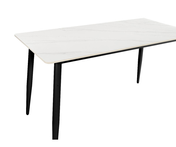 Стол Uni-Form-S2.2B | SBlack/White Matt Marble, характеристики