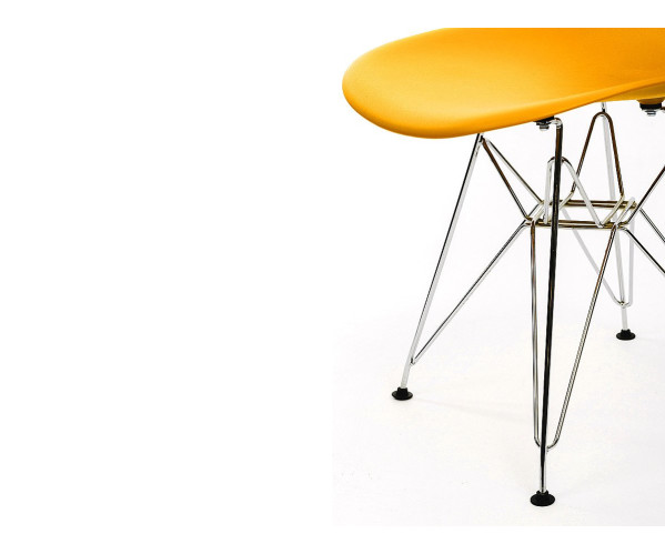 Стул Eddy-1 | Yellow, Металл, Пластик