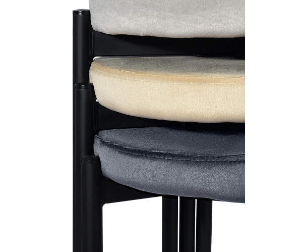 Табурет Hit-Up | Beige V203, Велюр