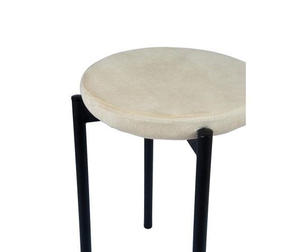 Табурет Hit-Up | Beige V203, Велюр