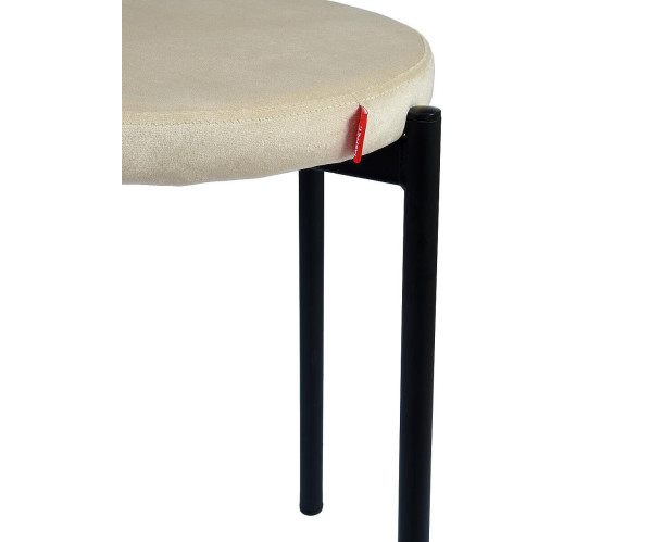 Табурет Hit-Up | Beige V203, Велюр