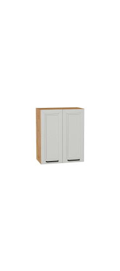 Шкаф верхний с 2-мя дверцами Нео, цвет: Grey Silk | ПЭТ, Grey Silk