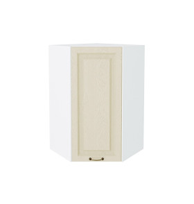 Шкаф верхний угловой Ницца, цвет: Дуб крем