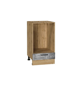 Шкаф нижний под духовку Флэт, цвет: Temple Stone 2S