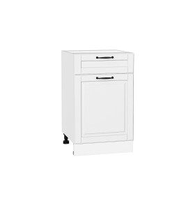 Шкаф нижний с 1-ой дверцей и ящиком Дублин, цвет: Special White