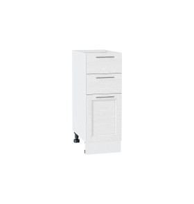 Шкаф нижний с 3-мя ящиками Сканди, цвет: White Softwood