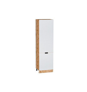 Шкаф пенал с 2-мя дверцами Евро Лайн, цвет: Белый