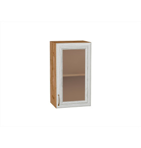 Шкаф верхний с 1-ой остекленной дверцей Шале, цвет: White Dreamline