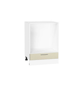 Шкаф нижний под духовку Валерия-М, цвет: Бежевый металлик