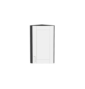 Шкаф верхний торцевой Лофт, цвет: White Silk