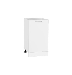 Шкаф нижний с 1-ой дверцей Квадро, цвет: Белый