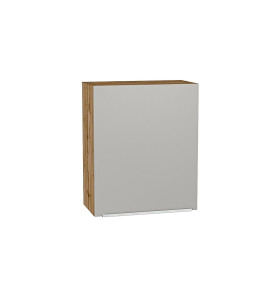 Шкаф верхний с 1-ой дверцей Фьюжн, цвет: Silky Light Grey