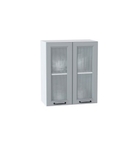 Шкаф верхний с 2-мя остекленными дверцами Ницца, цвет: Magnum