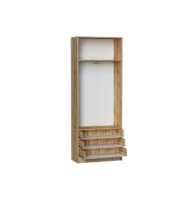 Каркас шкафа двухстворчатого Стиль ШК-803 с ящиками, цвет: Дуб Вотан