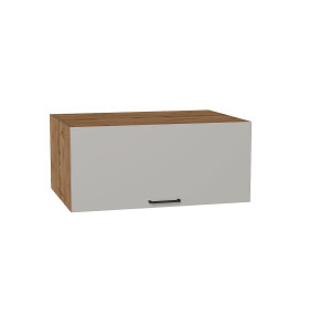 Шкаф верхний горизонтальный глубокий Флэт, цвет: Light Grey In 2S