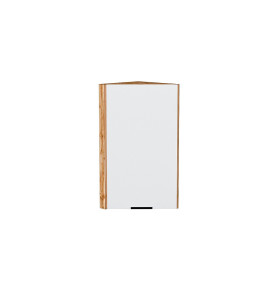 Шкаф верхний торцевой Евро, цвет: Белый