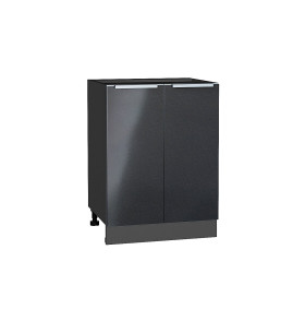 Шкаф нижний с 2-мя дверцами Фьюжн, цвет: Anthracite