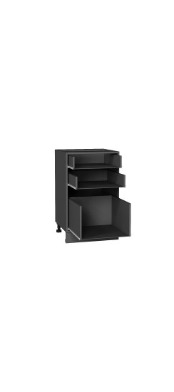 Каркас нижнего шкафа с 3-мя ящиками Н 503, цвет: Graphite | ЛДСП, Graphite