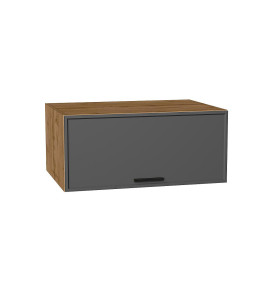 Шкаф верхний горизонтальный глубокий Фрейм, цвет: Stormy Silk