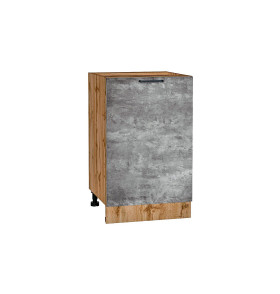 Шкаф нижний с 1-ой дверцей Флэт, цвет: Temple Stone 2S