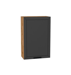 Шкаф верхний с 1-ой дверцей Глетчер, цвет: Маренго Силк