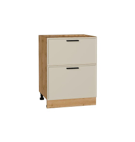 Шкаф нижний с 2-мя ящиками Фрейм, цвет: Cream Silk