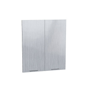 Комплект фасадов Валерия-М для каркаса Ф-50Н В809, цвет: Серый металлик дождь светлый