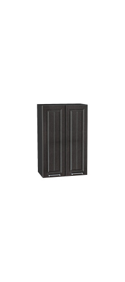 Шкаф верхний с 2-мя дверцами Прага, цвет: Венге премиум | Пленка ПВХ., Венге премиум