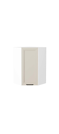 Шкаф верхний угловой Нео, цвет: Cream Silk | ПЭТ, Cream Silk