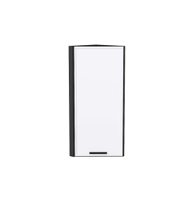 Шкаф верхний торцевой Фрейм, цвет: White Silk