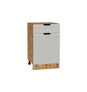 Шкаф нижний с 1-ой дверцей и ящиком Евро Лайн, цвет: Агат