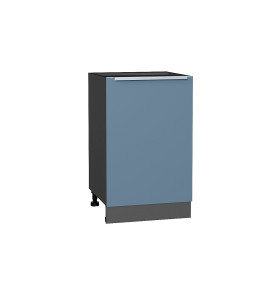 Шкаф нижний с 1-ой дверцей Фьюжн, цвет: Silky Blue