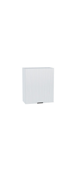 Шкаф верхний с 1-ой дверцей Евро Лайн, цвет: Белый | Пленка ПВХ., Белый