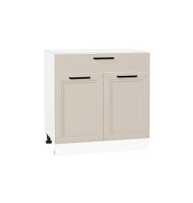 Шкаф нижний с 2-мя дверцами и ящиком Нео, цвет: Cream Silk