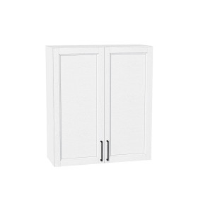 Шкаф верхний с 2-мя дверцами Сканди, цвет: White Silkwood