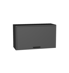 Шкаф верхний горизонтальный Фрейм, цвет: Stormy Silk