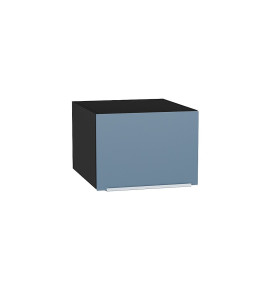Шкаф верхний горизонтальный глубокий Фьюжн, цвет: Silky Blue